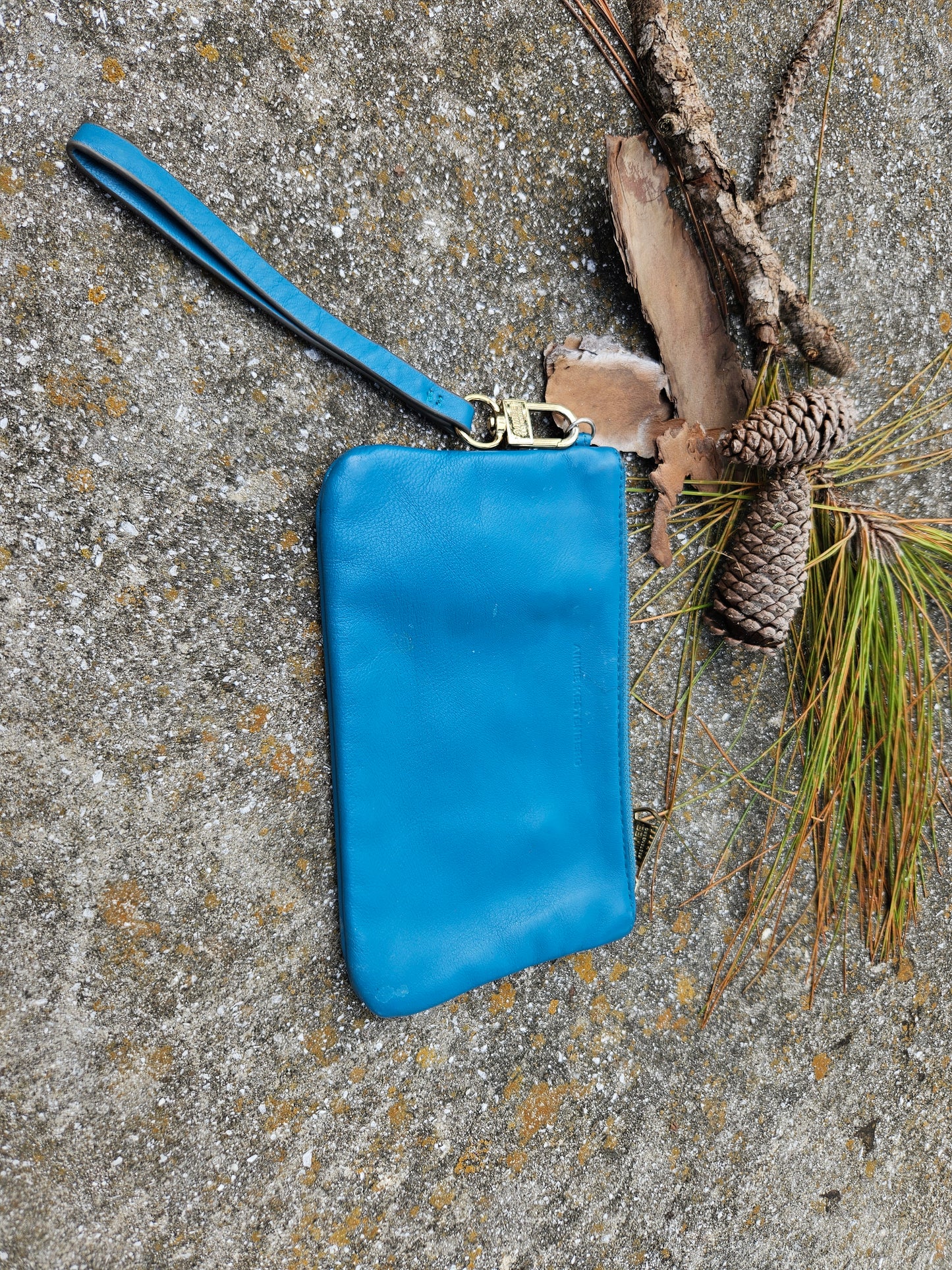 Aimee Kestenberg wristlet in Teal